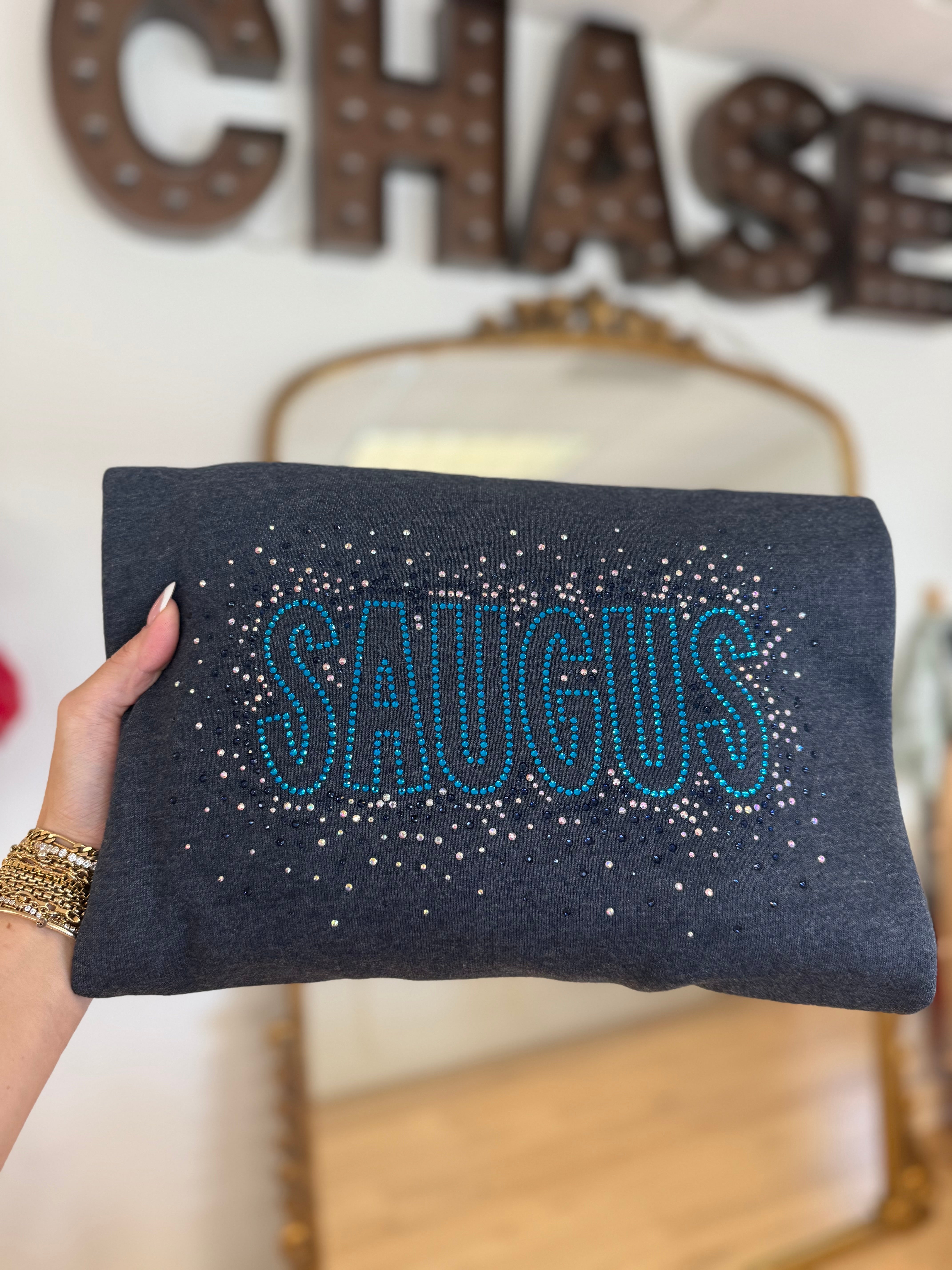 Saugus Rhinestone Scatter Sweatshirt