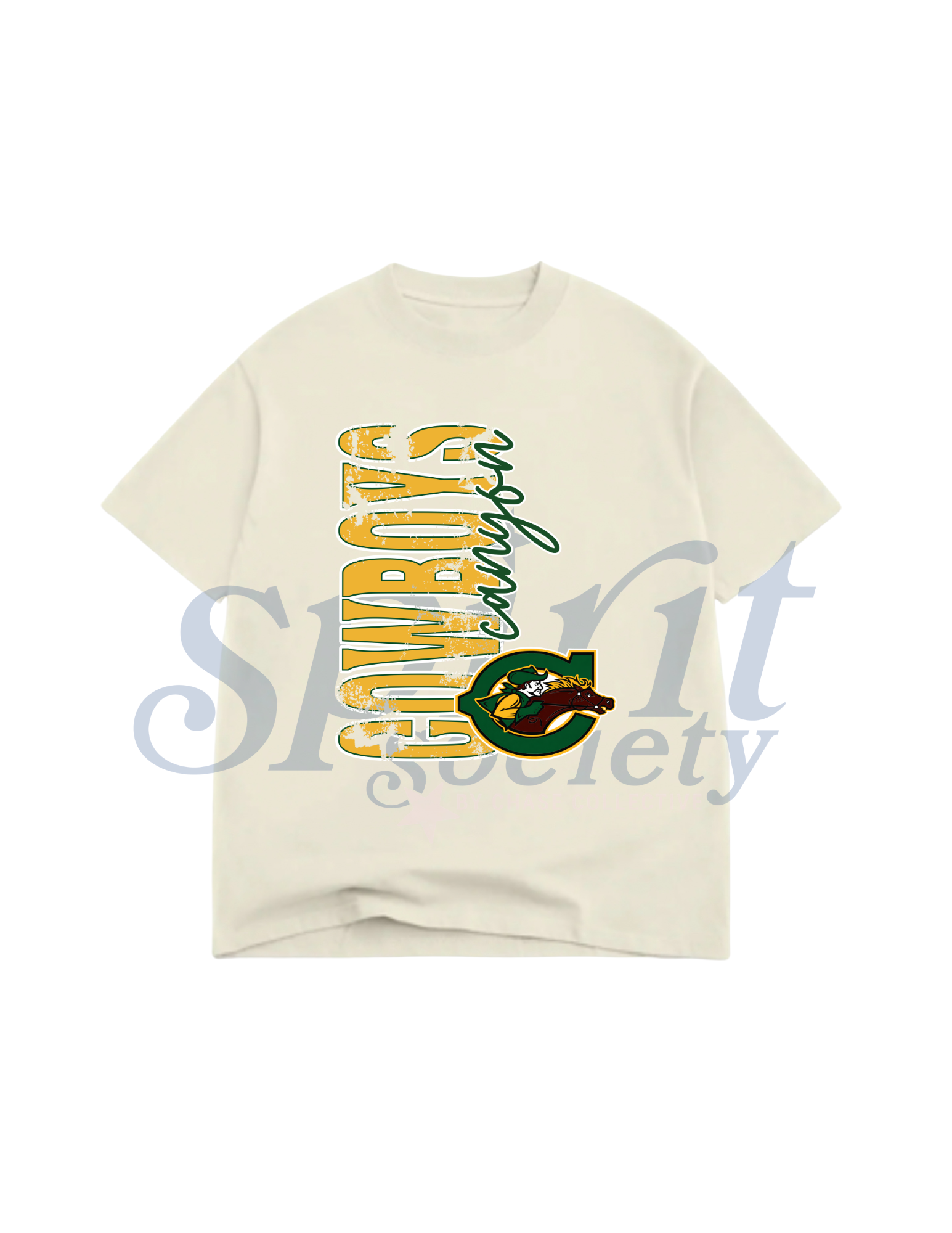 Cowboys Vertical Oversized Tee