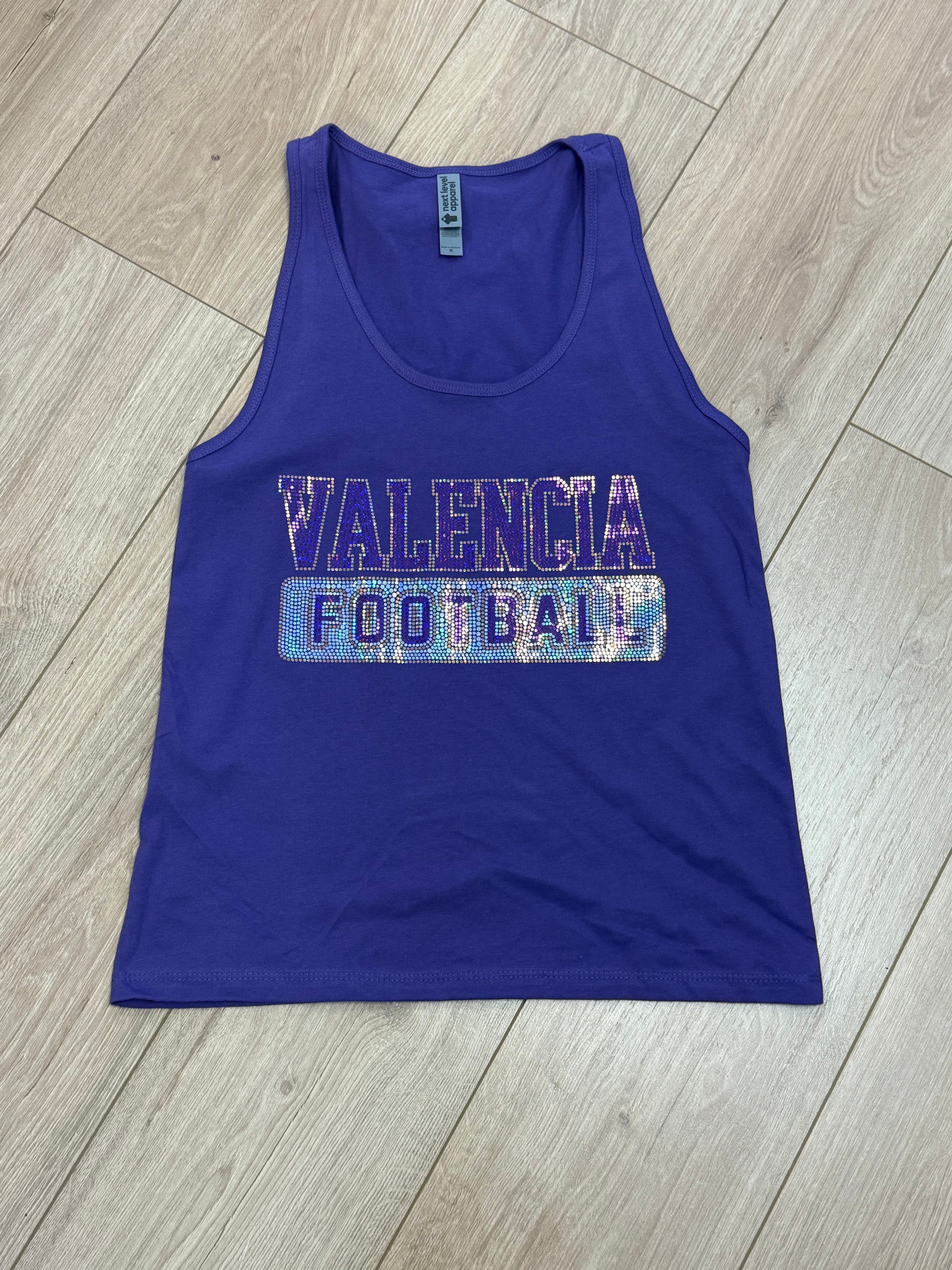 Valencia Football Bling Tank