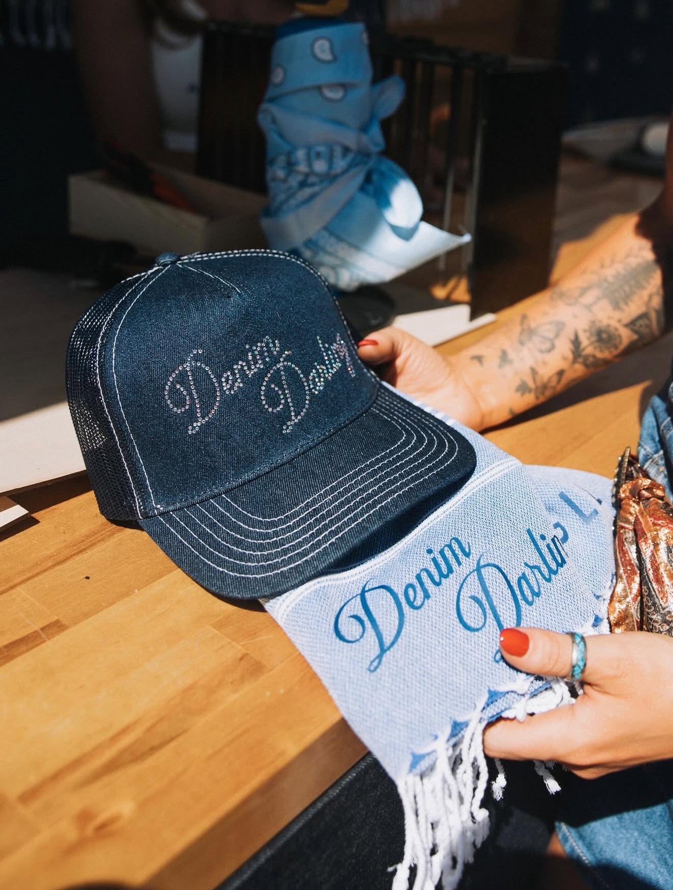 Denim Darling Trucker Hat