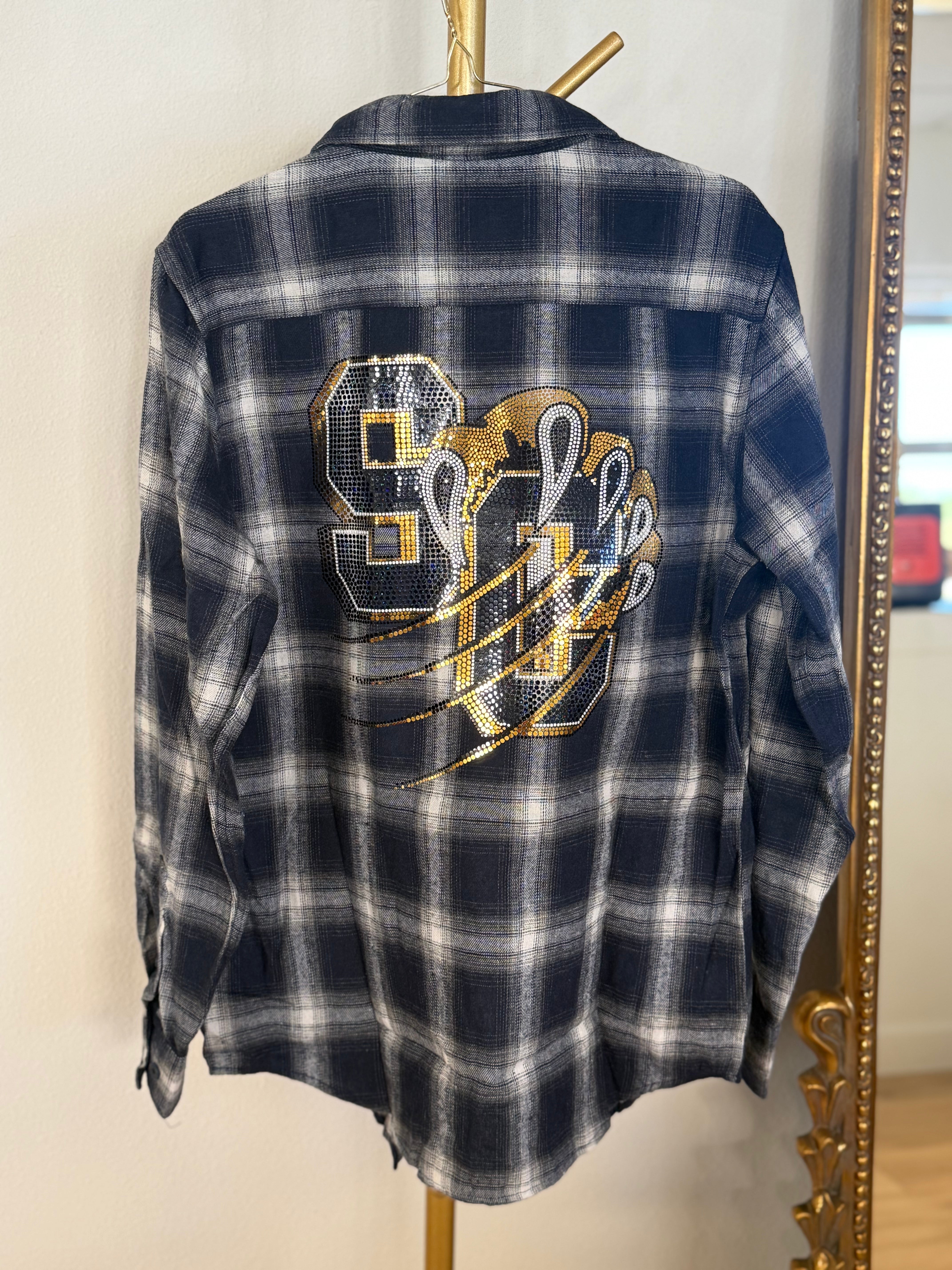 SC Wildcats Logo Bling Flannel