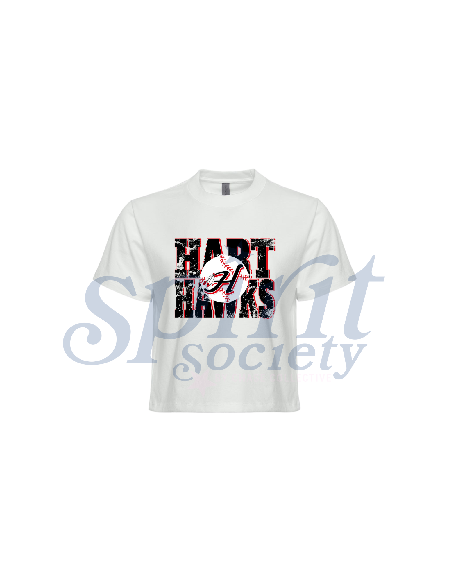 Hart Baseball Block Boxy Crop Tee