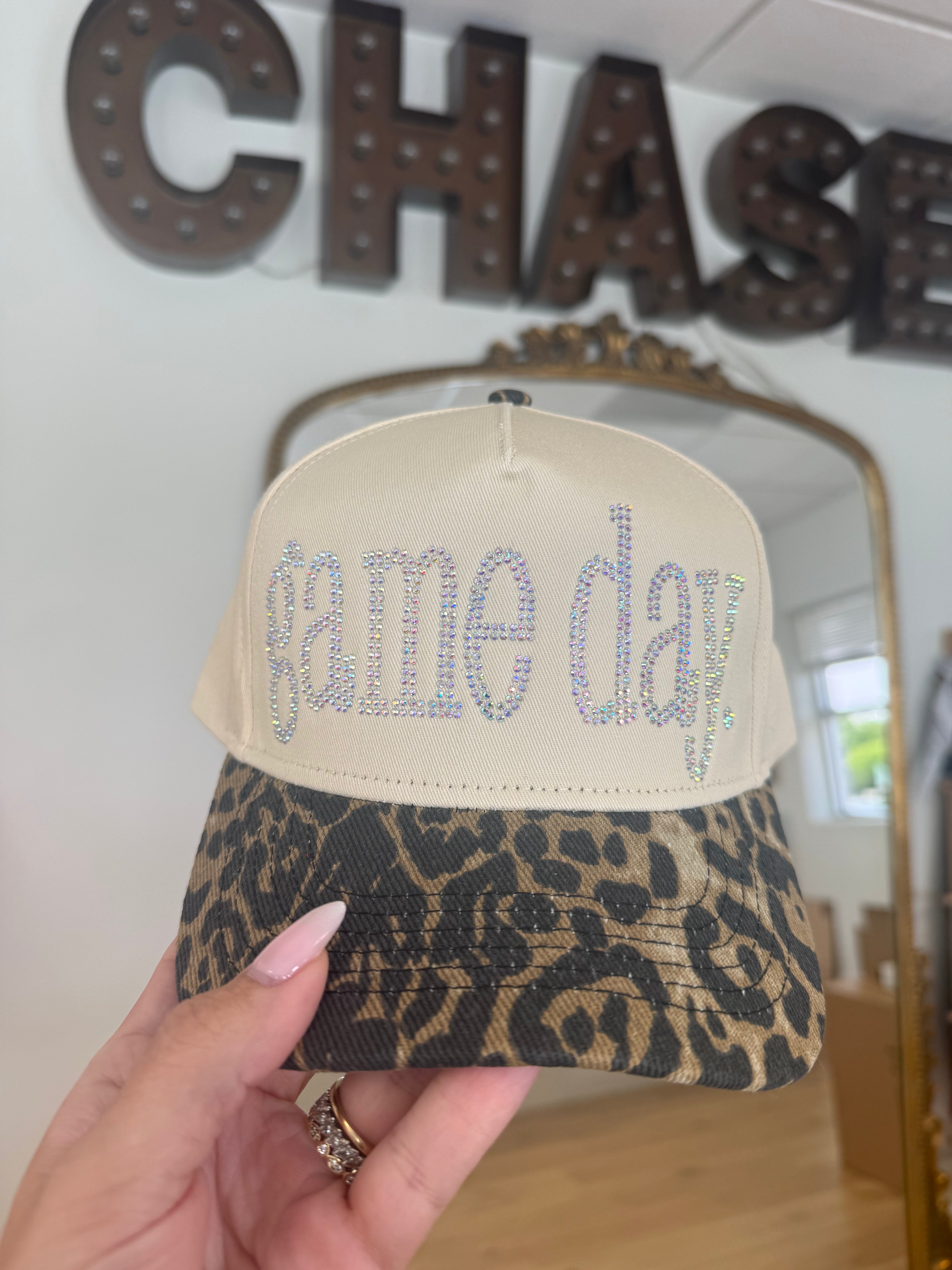 Game Day Rhinestone Trucker