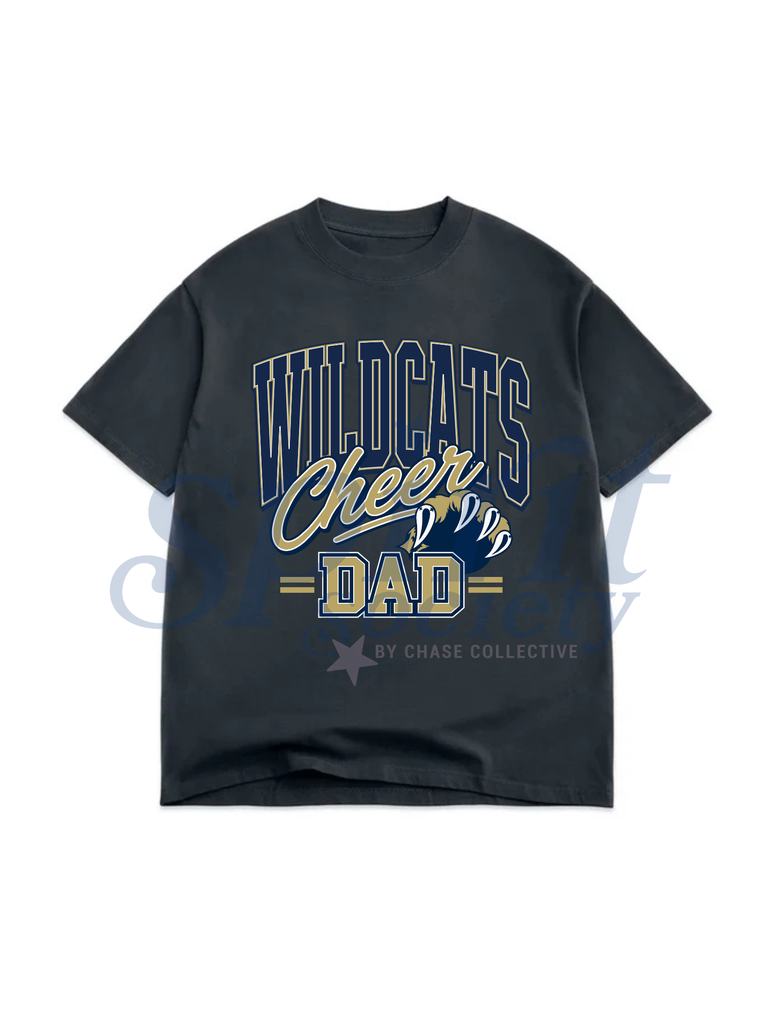 Wildcats Cheer Dad Oversized Tee