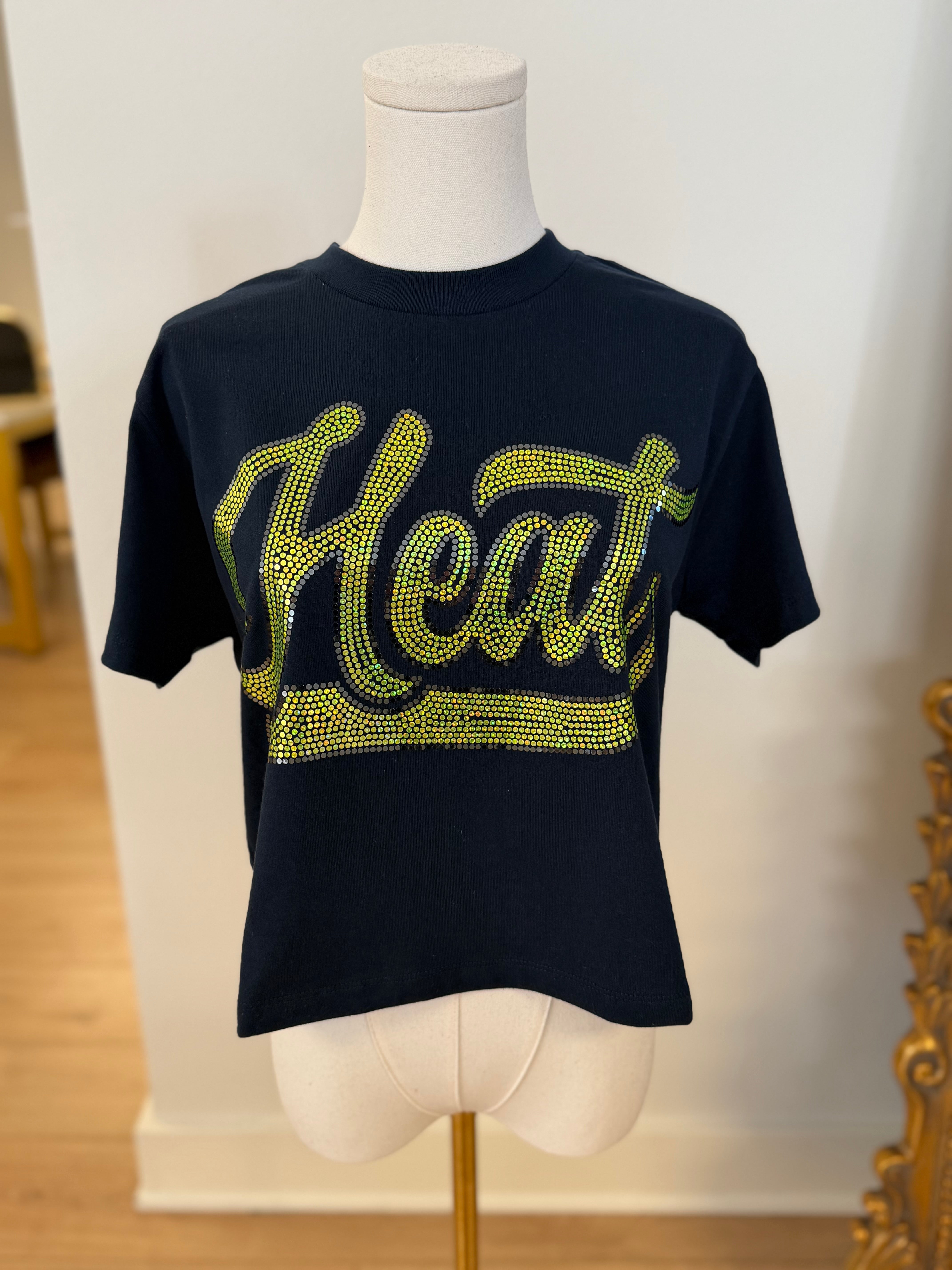 Heat Retro Bling Boxy Crop Tee