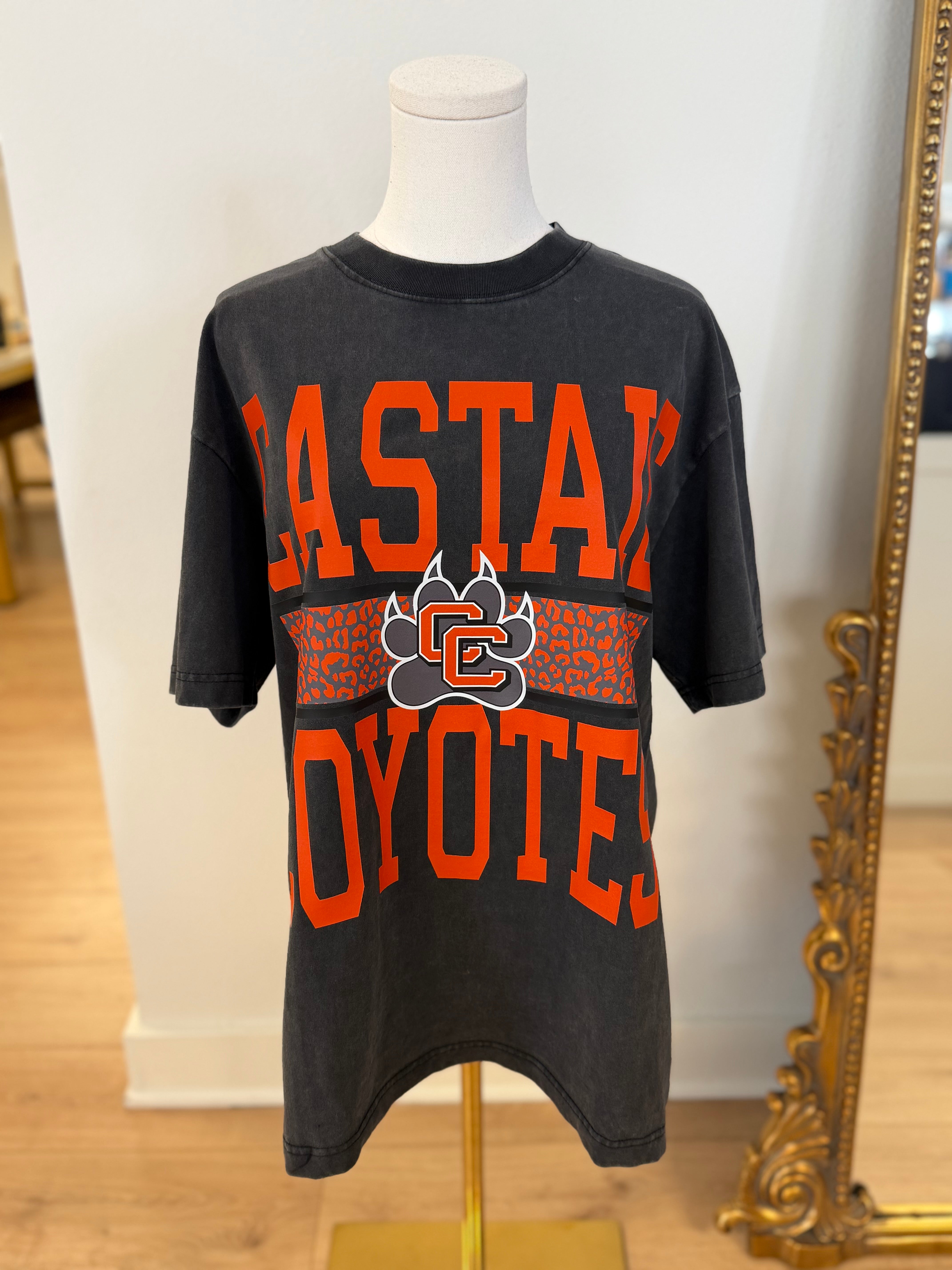 Castaic Stacked Leopard Tee