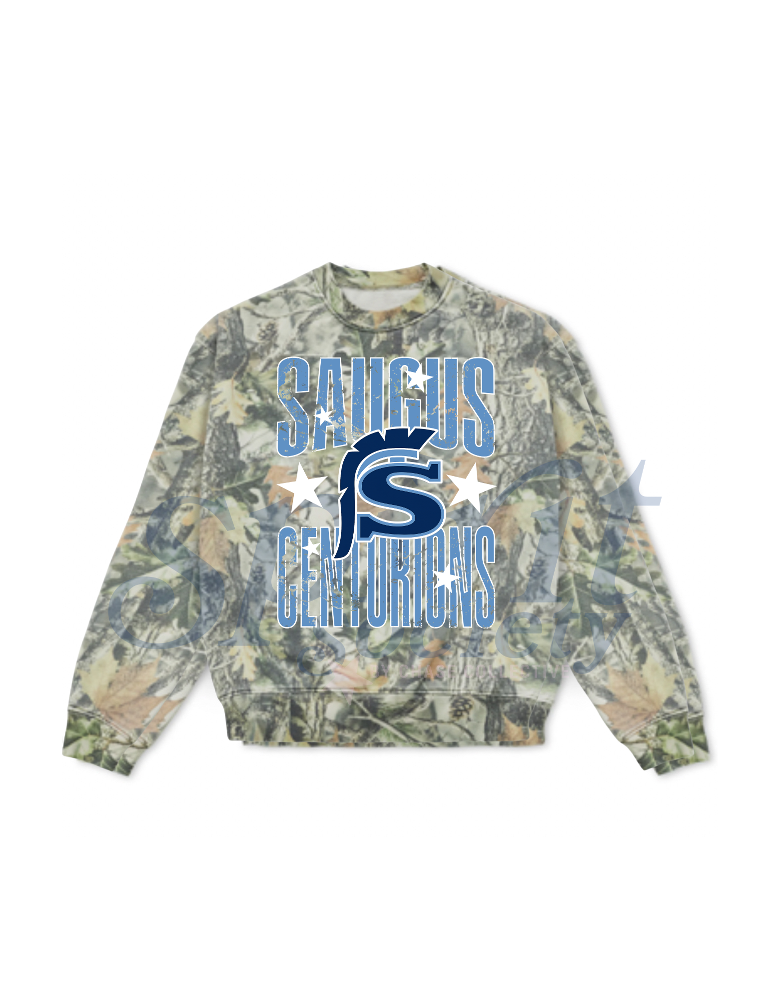 Saugus Star Distressed Sweatshirt