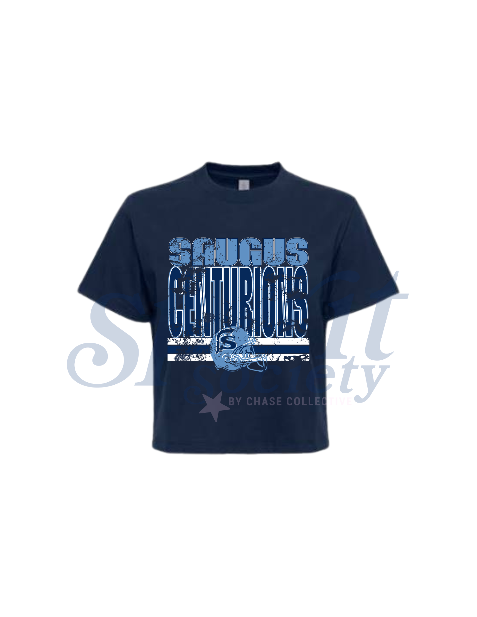 Saugus Helmet Boxy Crop Tee