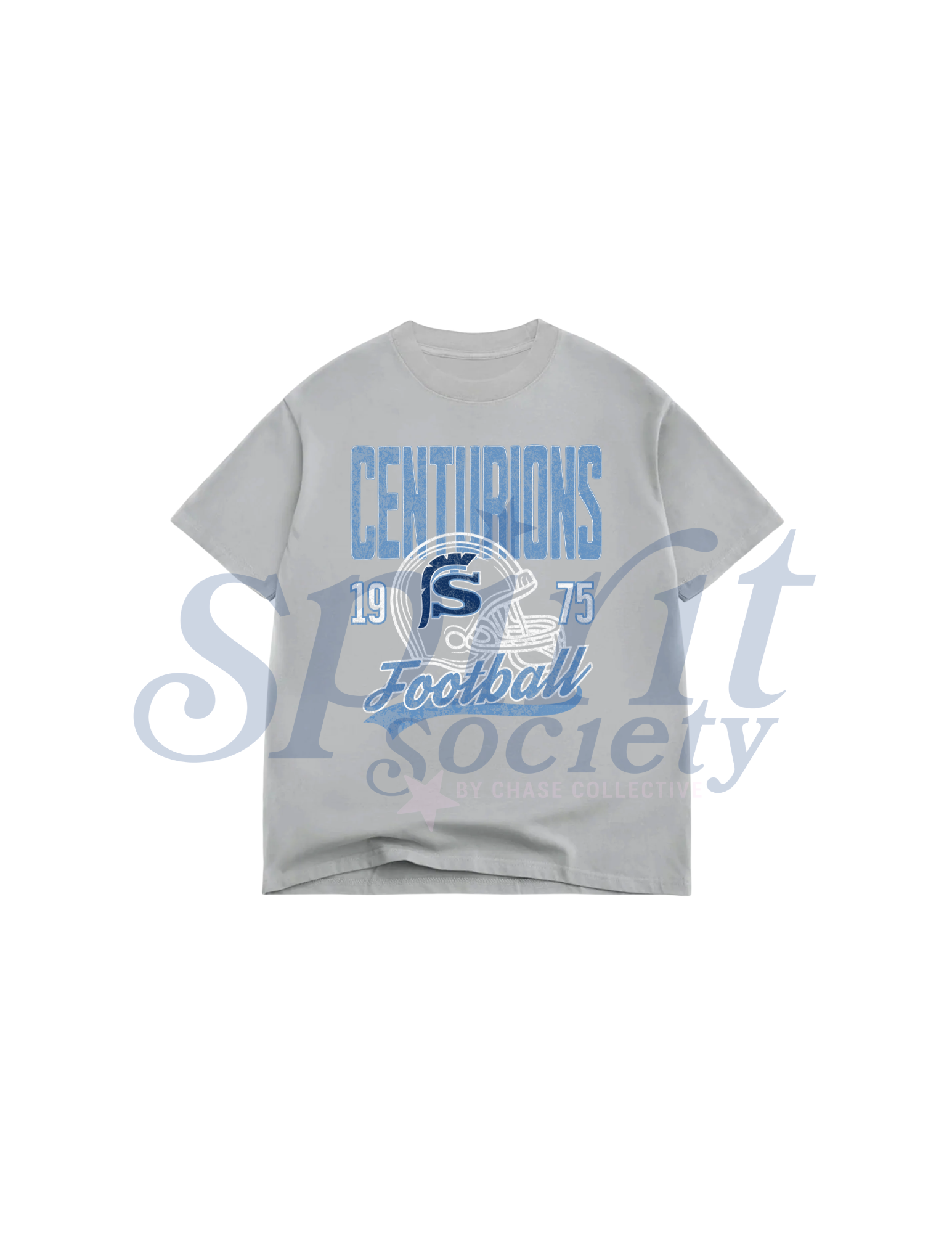 Saugus Vintage Football Oversized Tee