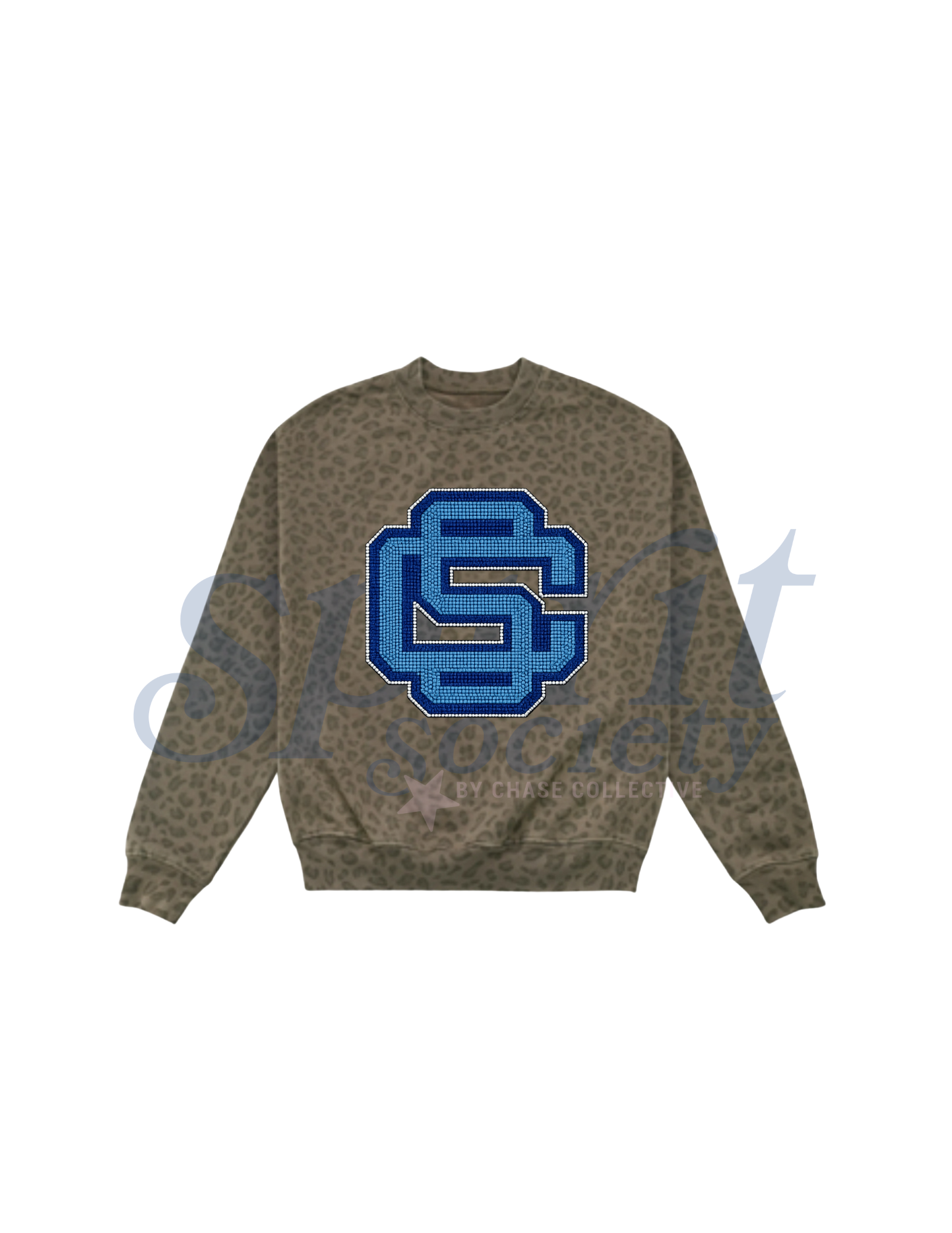 Saugus Baseball Logo Bling Sweatshirt
