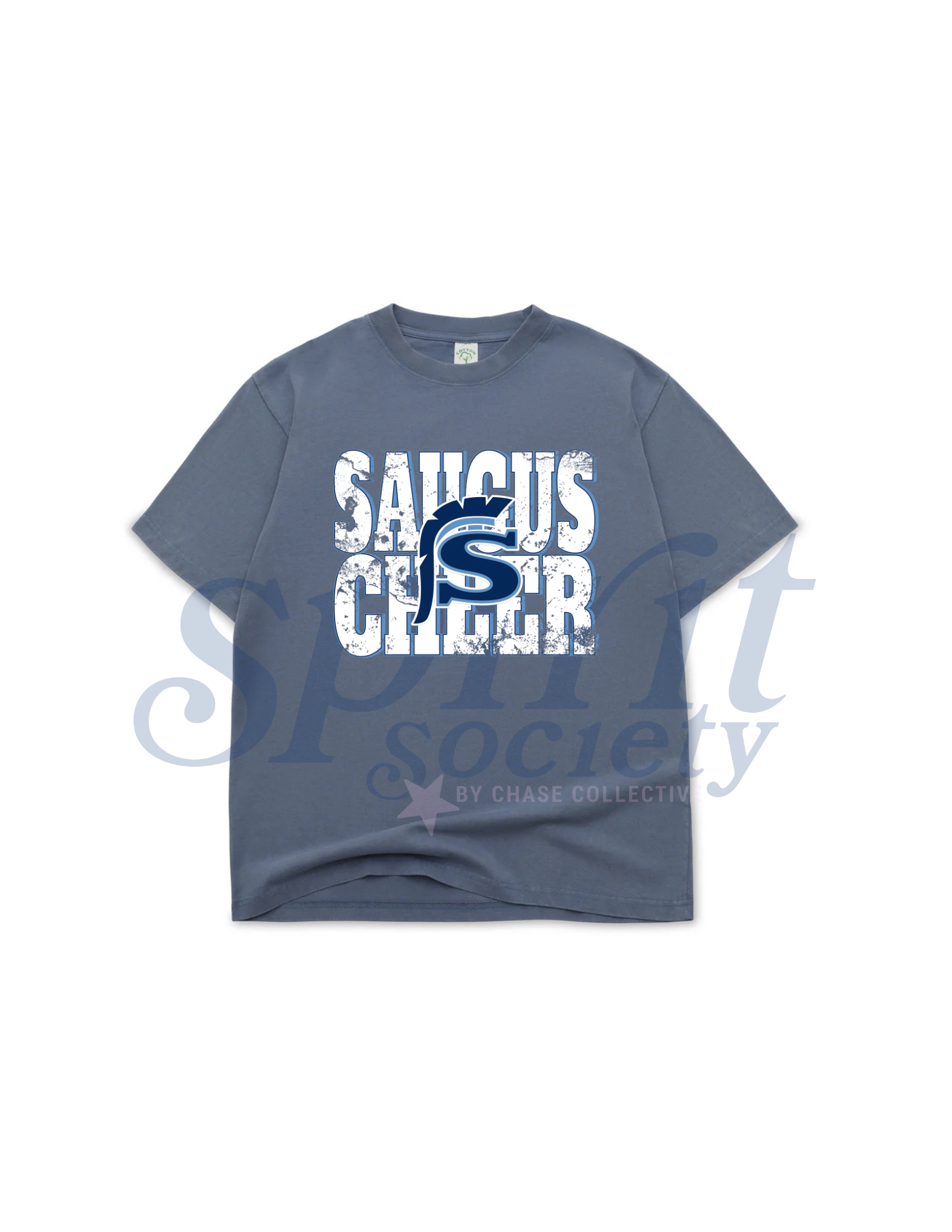 Saugus Cheer Block Oversized Tee