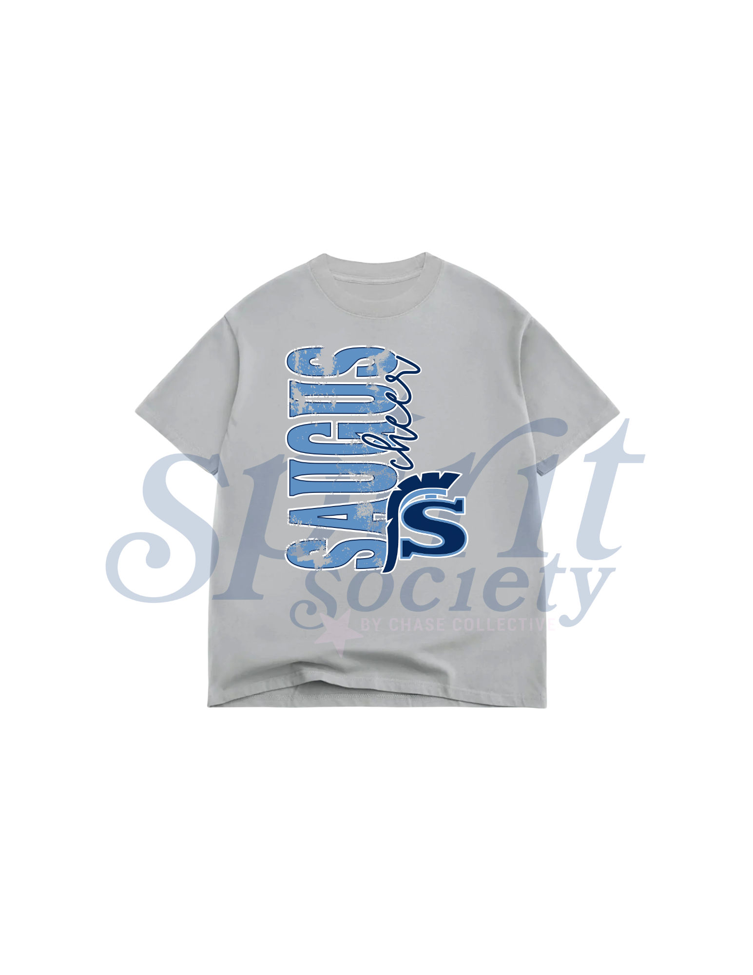 Saugus Cheer Vertical Oversized Tee