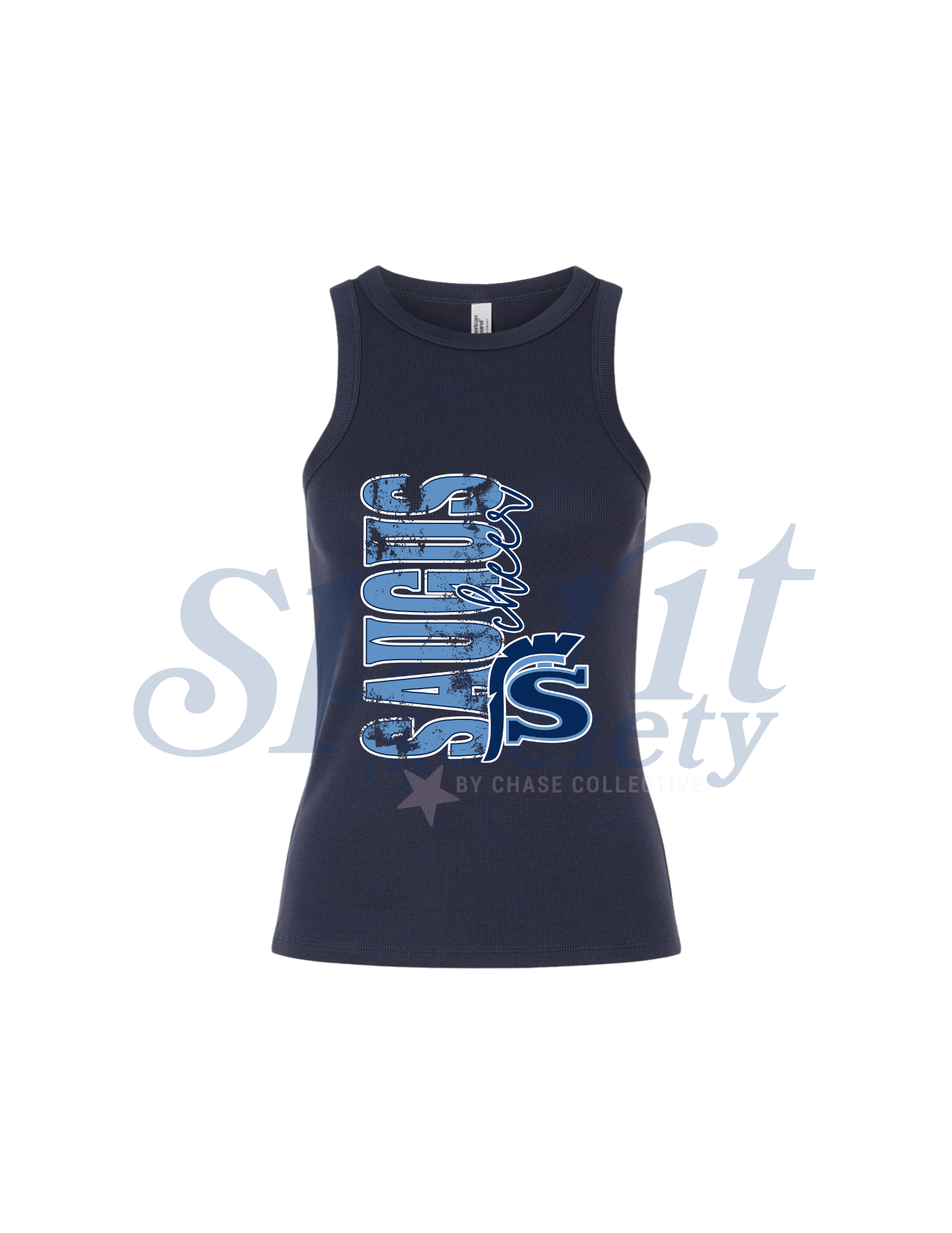 Saugus Cheer Vertical High Neck Tank