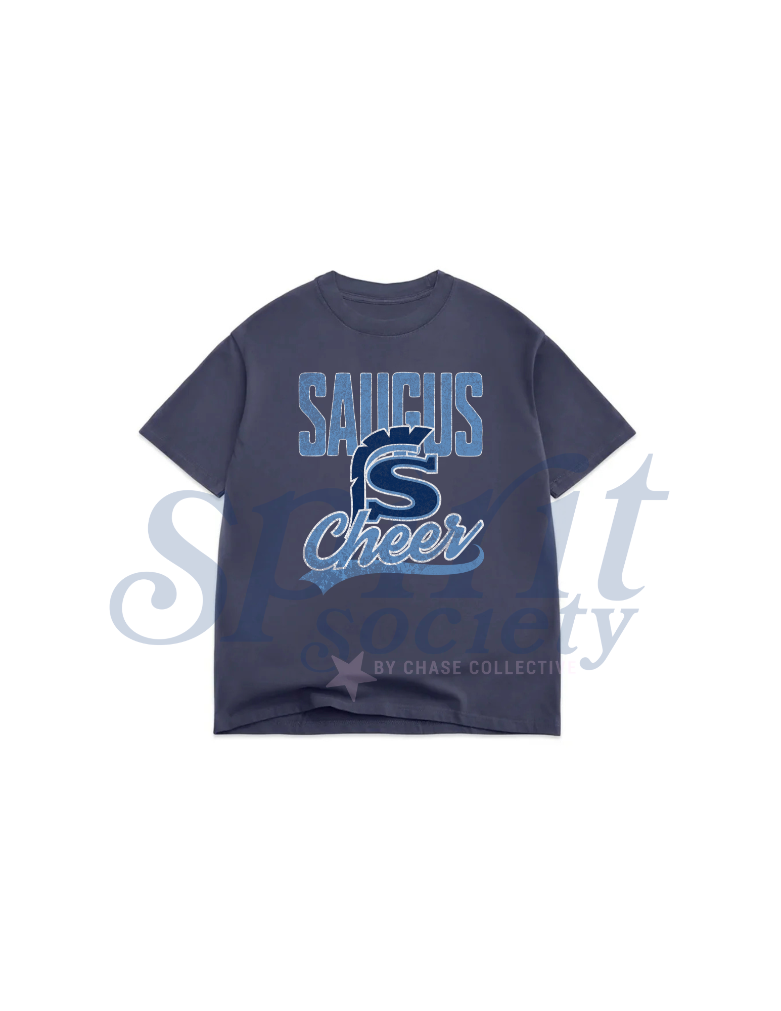 Saugus Cheer Vintage Oversized Tee