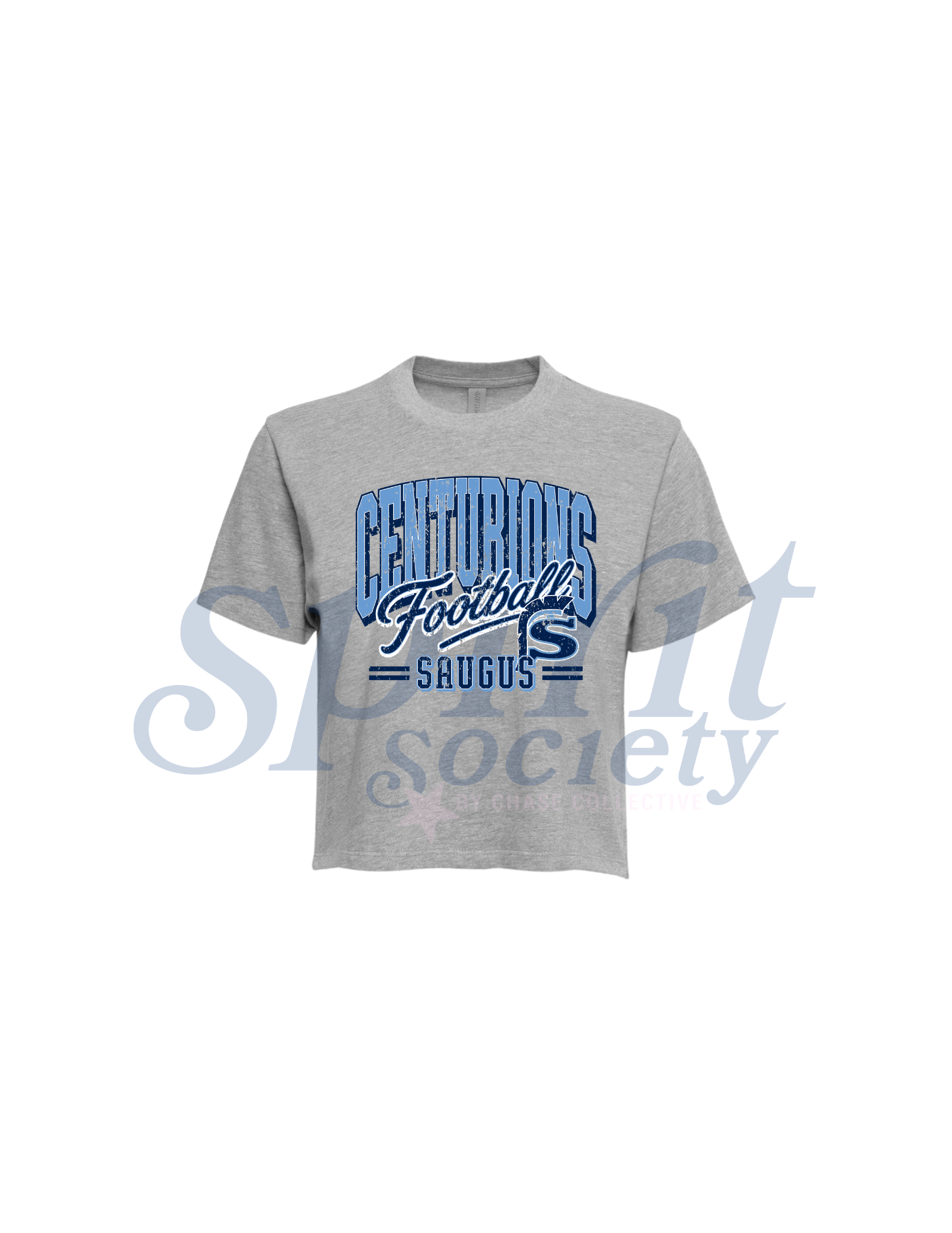 Saugus Old School Boxy Crop Tee