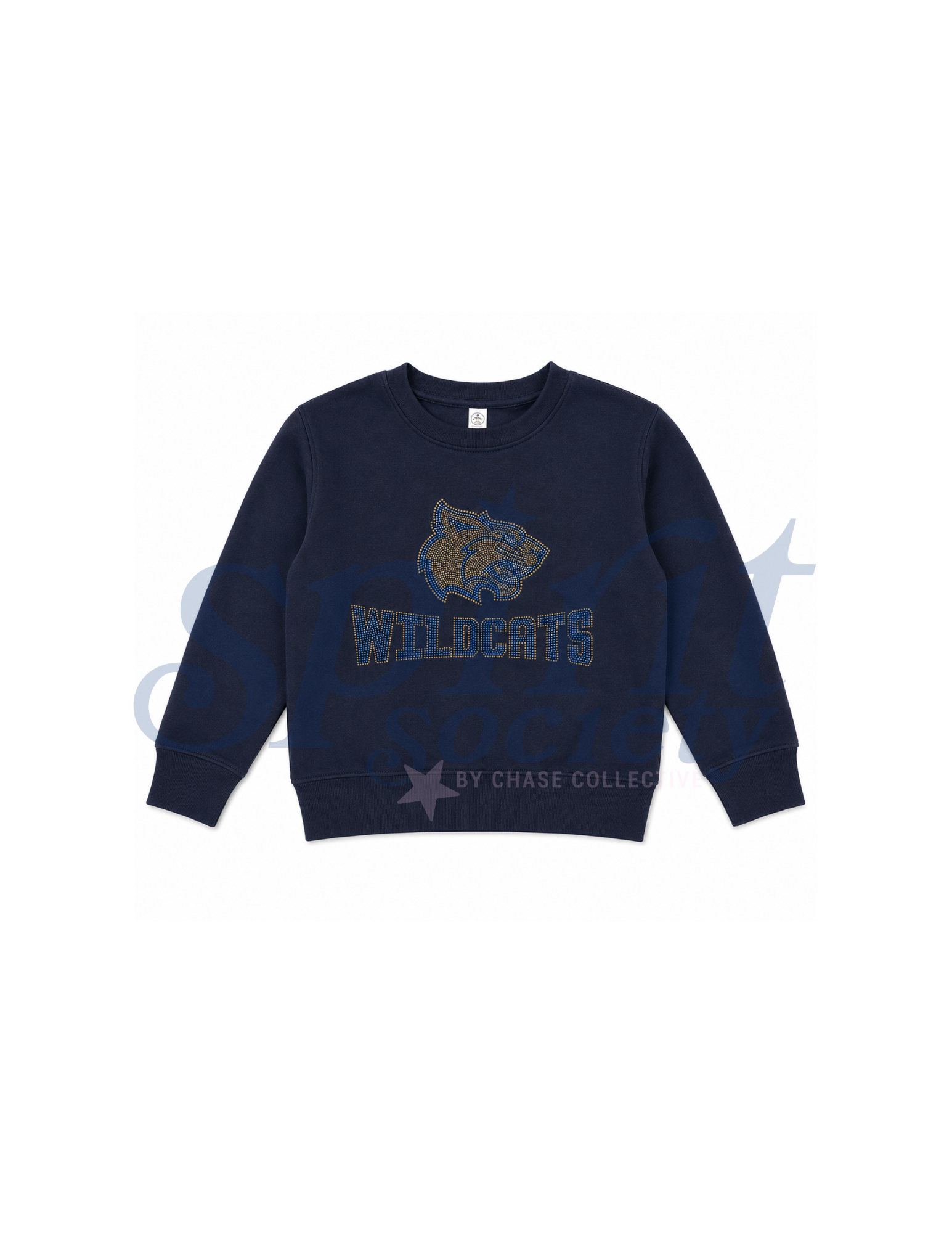 Youth Wildcats Bling Crewneck