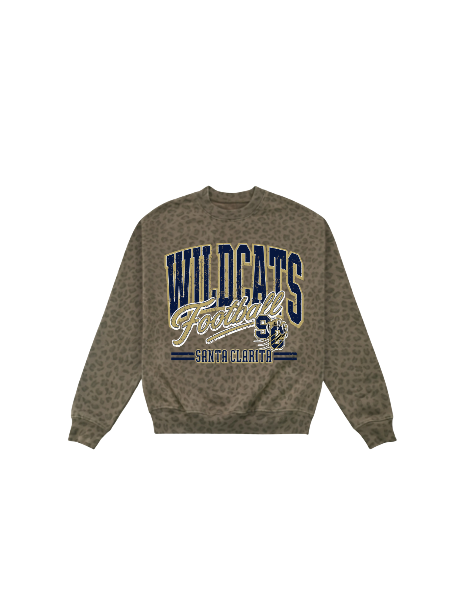 Wildcats Old School Football Sweatshirt