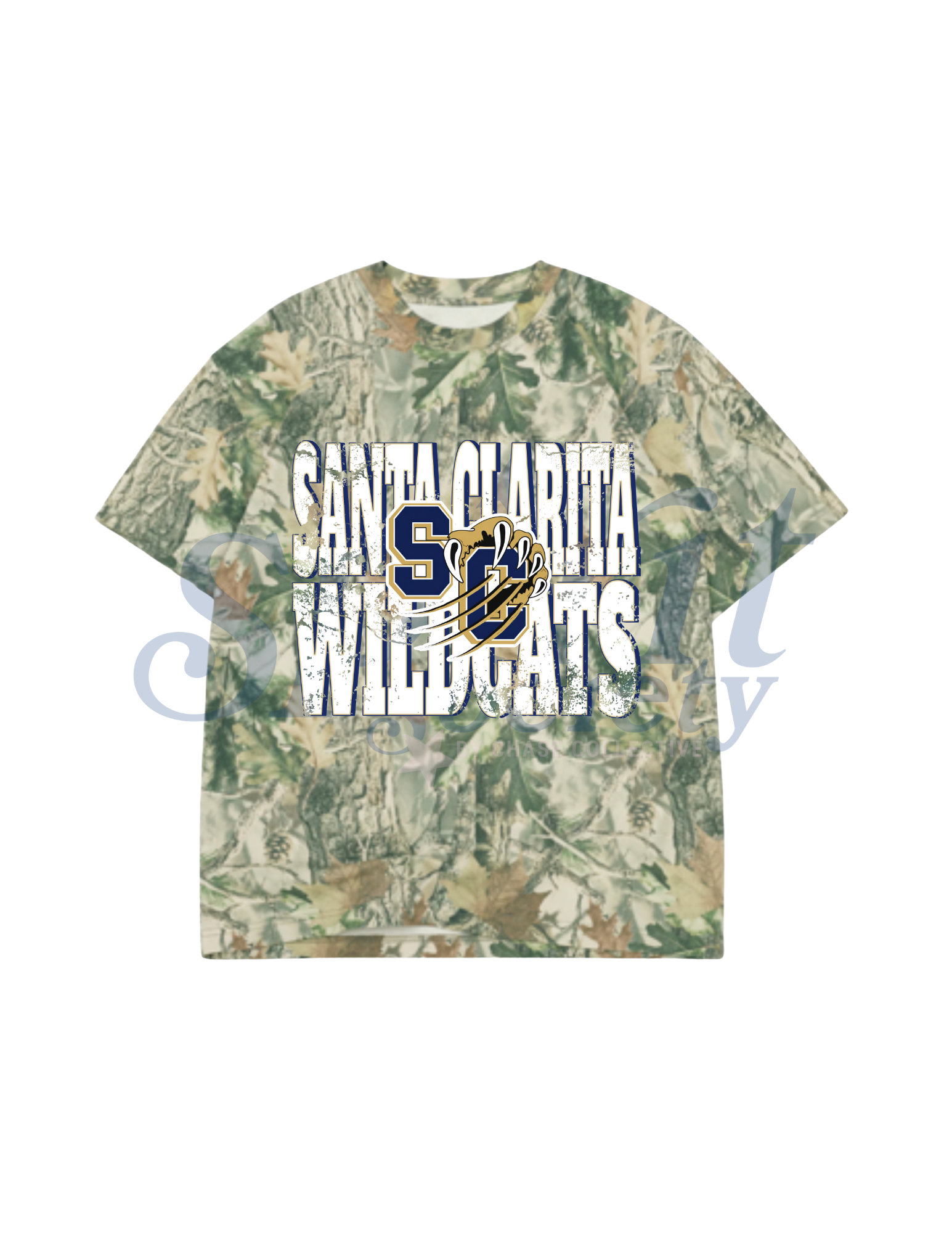 Wildcats Block Oversized Tee