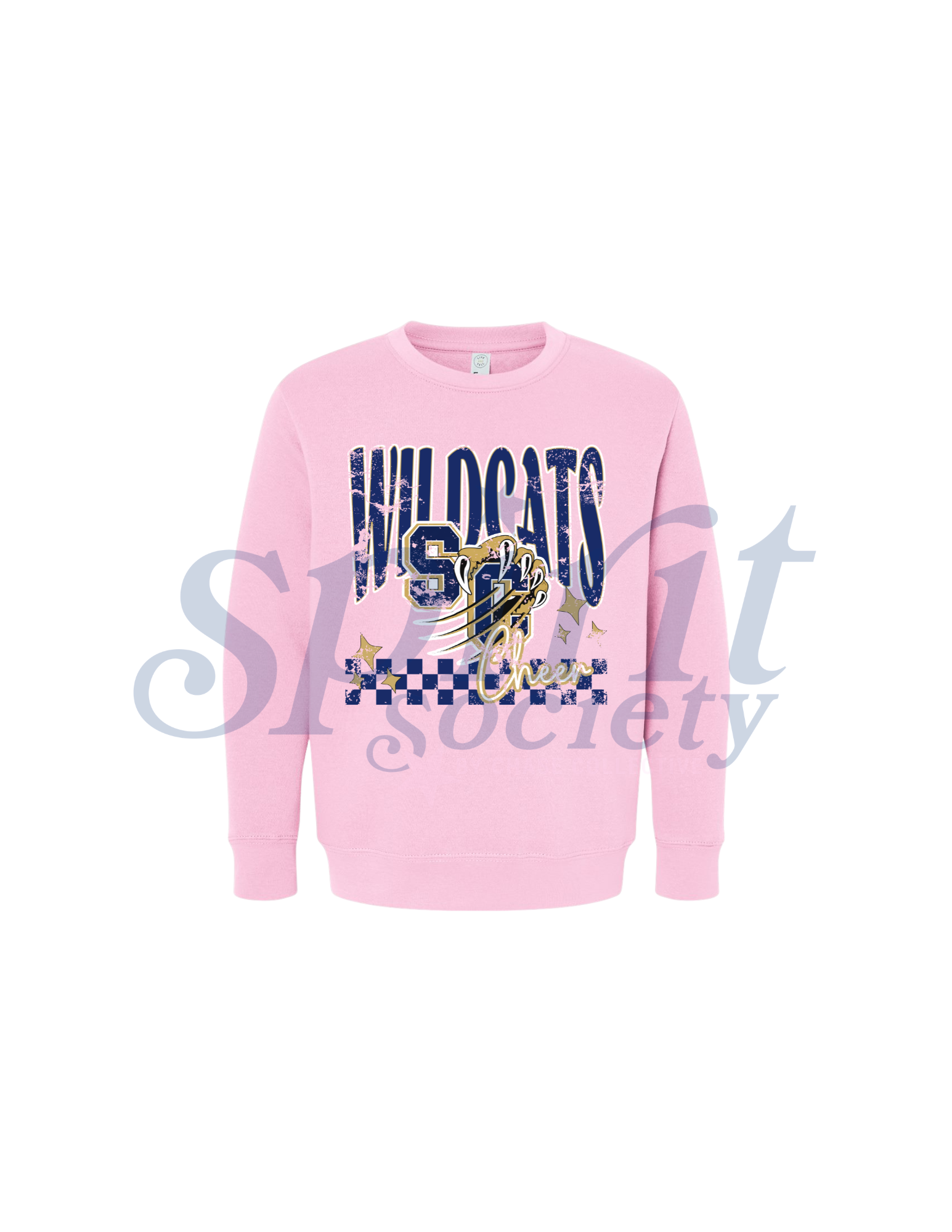 Youth Wildcats Retro Crewneck