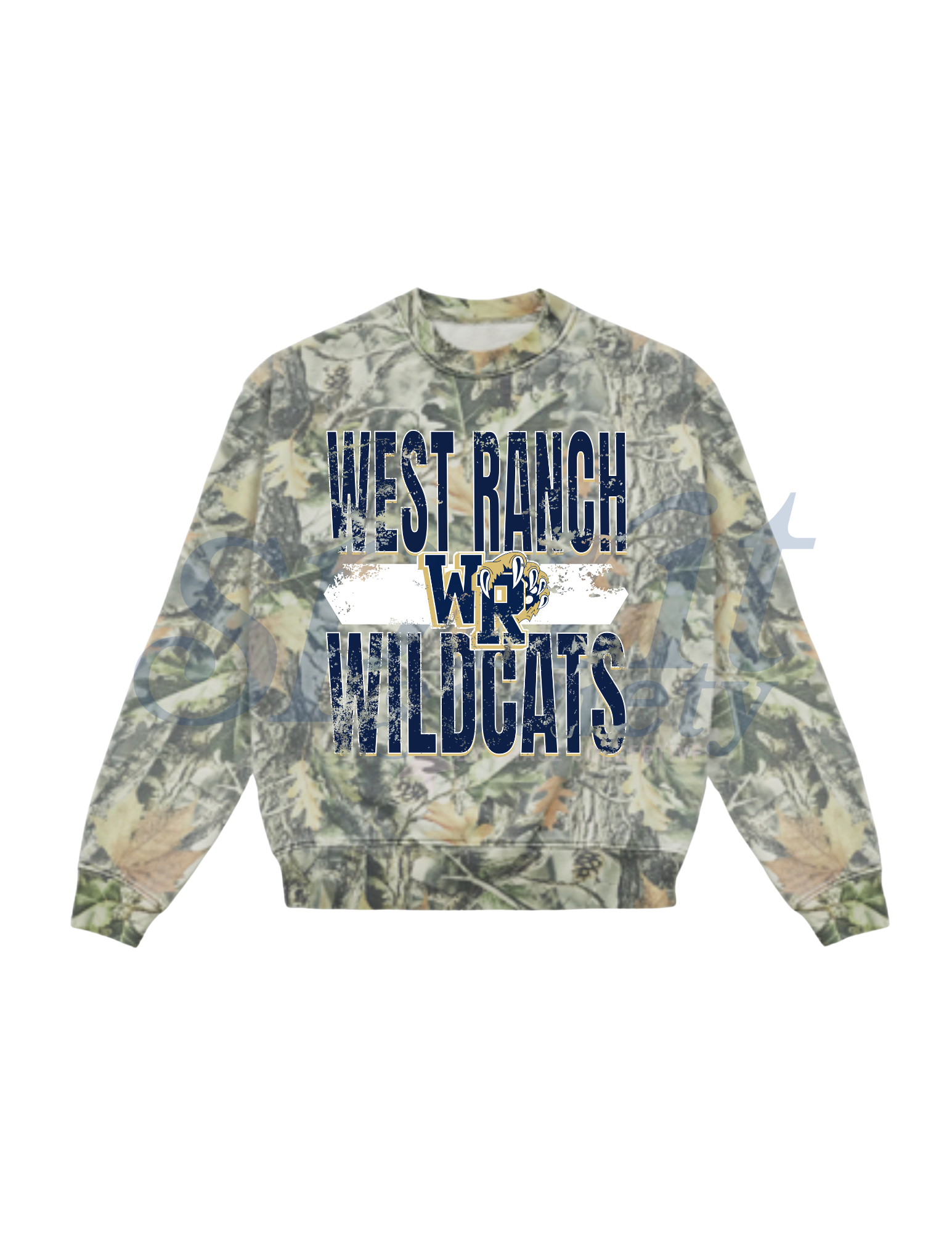 WR Tri Distressed Sweatshirt